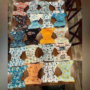 20 Pocket Cloth Diaper Set